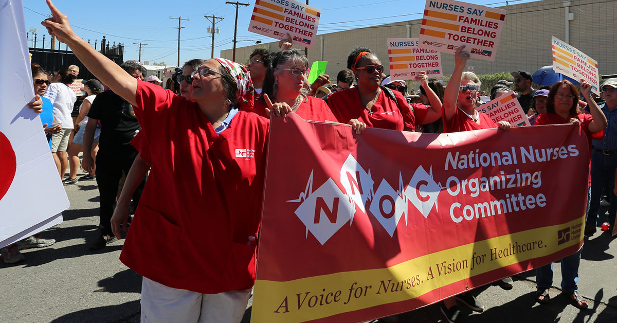 El Paso nurses attend rally