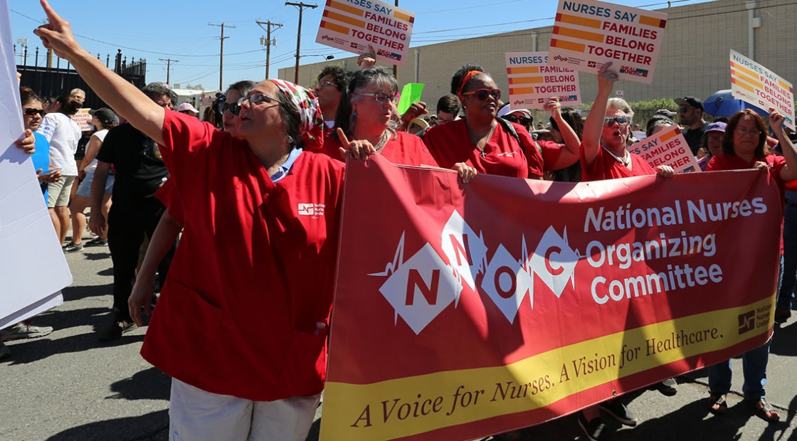 El Paso nurses attend rally